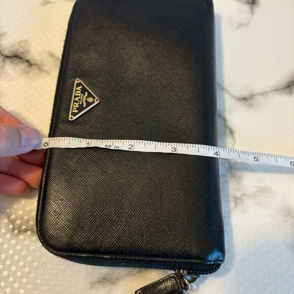 Prada Milano All Around Zip Long Wallet Black - Picture 14 of 14